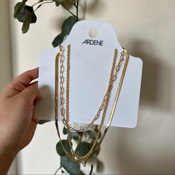Ardene Gold Layered Necklace - Picture 2 of 5